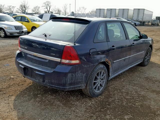 1G1ZU638X6F169618 - 2006 CHEVROLET MALIBU MAX 蓝色 照片 4
