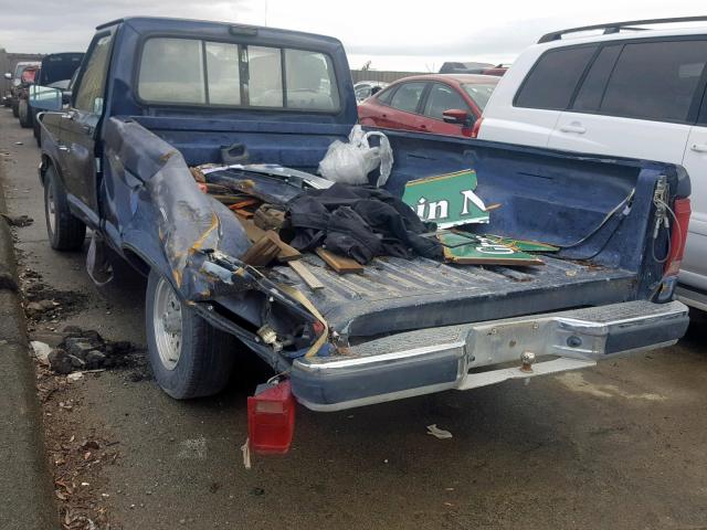 1FTCR10T9LUA83203 - 1990 FORD RANGER BLUE photo 3