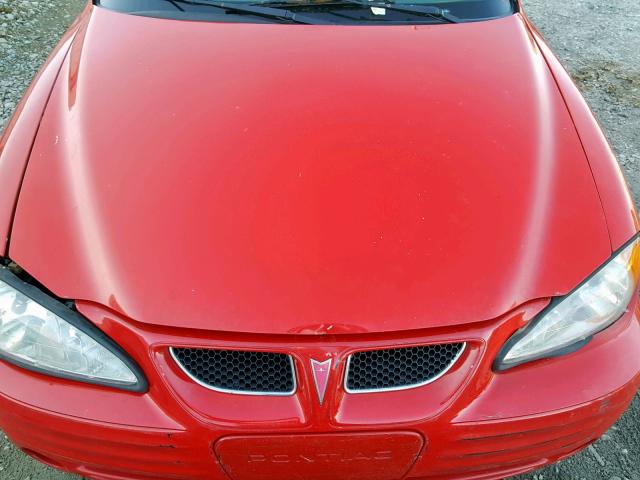 1G2NE52FX3C285089 - 2003 PONTIAC GRAND AM S RED photo 7