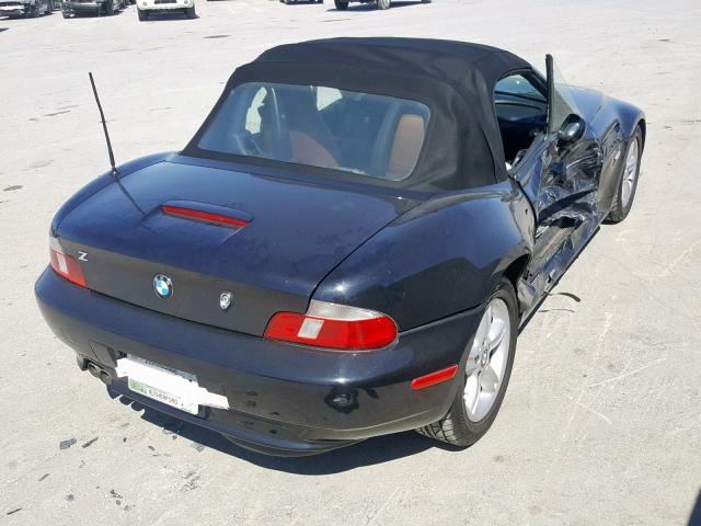 4USCH934XYLG03702 - 2000 BMW Z3 2.3 BLACK photo 4