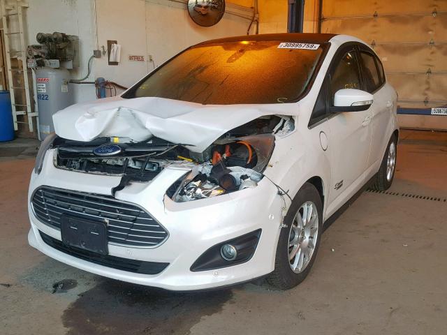 1FADP5CU4DL548358 - 2013 FORD C-MAX PREM WHITE photo 2