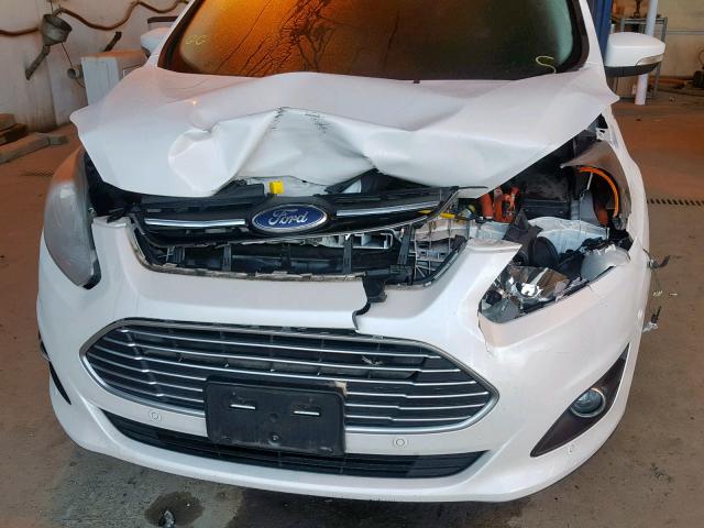 1FADP5CU4DL548358 - 2013 FORD C-MAX PREM WHITE photo 9