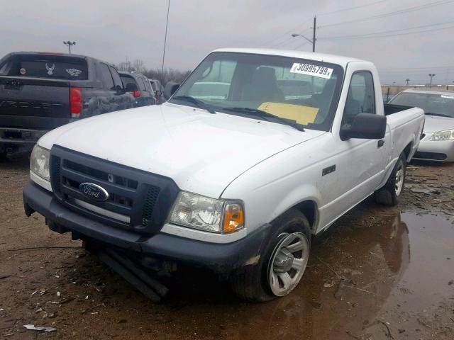 1FTYR10D99PA63393 - 2009 FORD RANGER WHITE photo 2