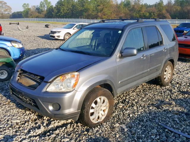 SHSRD78995U338831 - 2005 HONDA CR-V SE BLUE photo 2