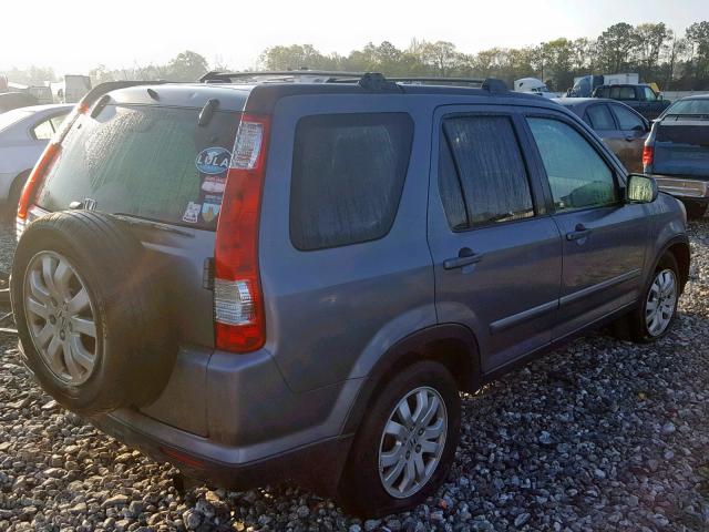 SHSRD78995U338831 - 2005 HONDA CR-V SE BLUE photo 4