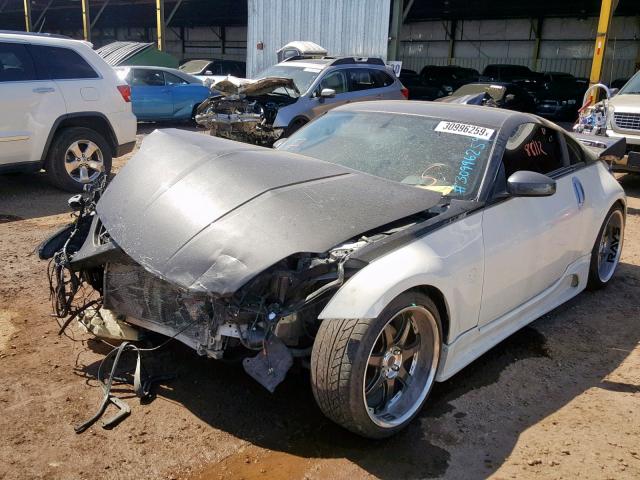 JN1AZ34E23T021827 - 2003 NISSAN 350Z COUPE WHITE photo 2