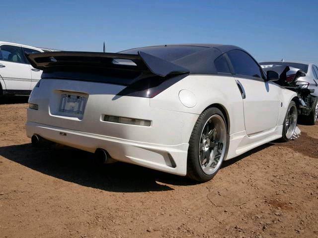 JN1AZ34E23T021827 - 2003 NISSAN 350Z COUPE WHITE photo 4