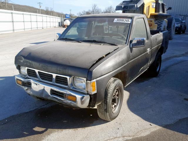 1N6SD11S4RC341493 - 1994 NISSAN TRUCK BASE BLACK photo 2