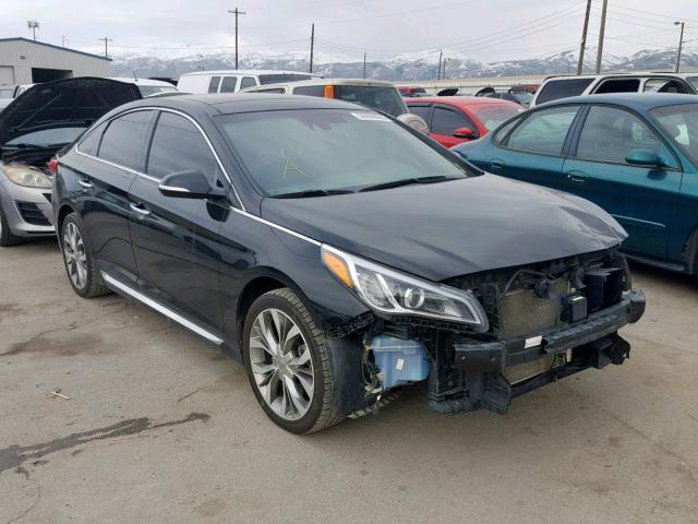 5NPE34AB4FH253614 - 2015 HYUNDAI SONATA SPO BLACK photo 1