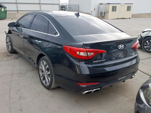 5NPE34AB4FH253614 - 2015 HYUNDAI SONATA SPO BLACK photo 3