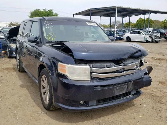 2FMDK51C29BA26334 - 2009 FORD FLEX SE BLUE photo 1