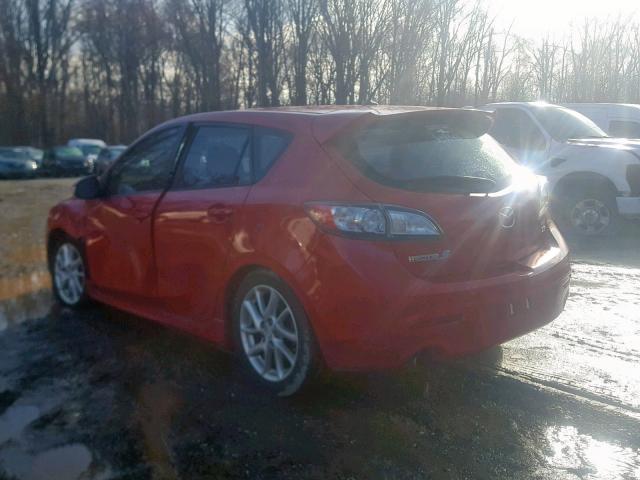 JM1BL1L99C1661380 - 2012 MAZDA 3 S RED photo 3