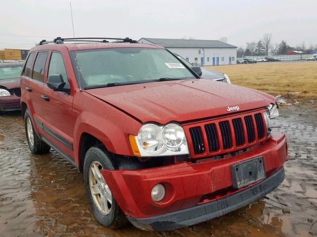 1J4GR48K55C614219 - 2005 JEEP GRAND CHER RED photo 1