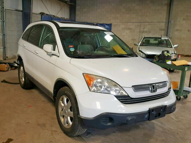 JHLRE48707C087282 - 2007 HONDA CR-V EXL WHITE photo 1