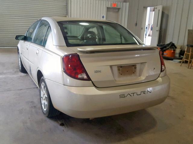 1G8AZ52F63Z119223 - 2003 SATURN ION LEVEL TAN photo 3