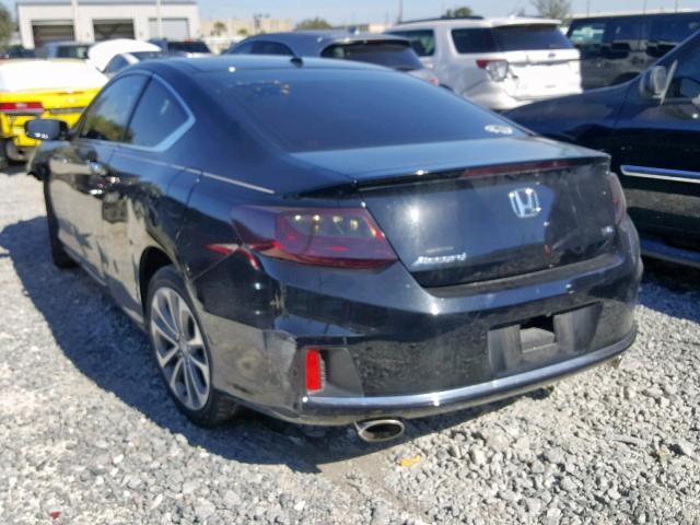 1HGCT2B83EA001083 - 2014 HONDA ACCORD EXL BLACK photo 3