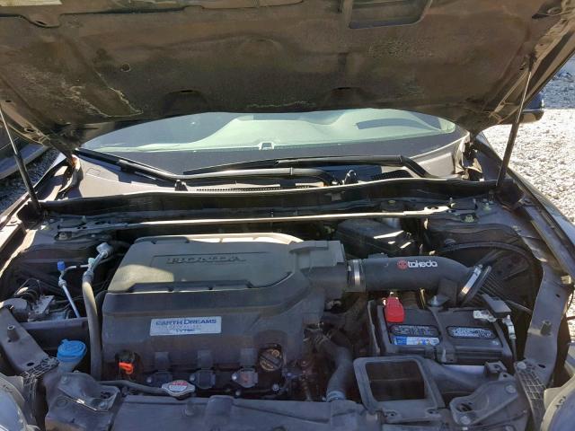 1HGCT2B83EA001083 - 2014 HONDA ACCORD EXL BLACK photo 7