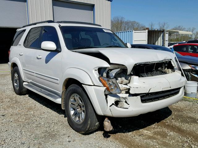 5TDZT38A36S283819 - 2006 TOYOTA SEQUOIA LI WHITE photo 1