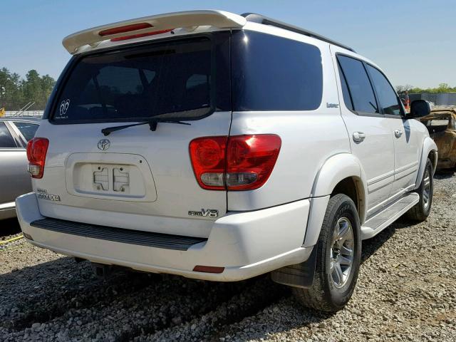 5TDZT38A36S283819 - 2006 TOYOTA SEQUOIA LI WHITE photo 4