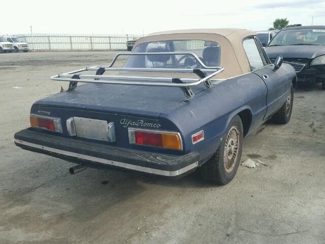 AR115410003726 - 1978 ALFA ROMEO SPIDER BLUE photo 4