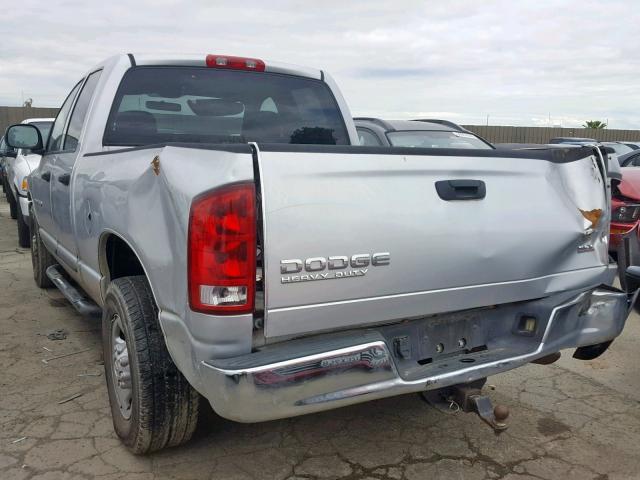 3D7KA28DX3G768194 - 2003 DODGE RAM 2500 S ნაცრისფერი ფოტო 3