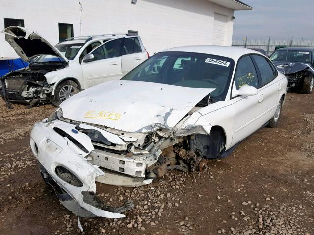 1FALP52U1TG163201 - 1996 FORD TAURUS GL WHITE photo 2