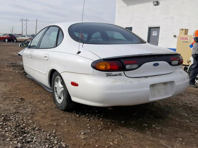 1FALP52U1TG163201 - 1996 FORD TAURUS GL WHITE photo 3