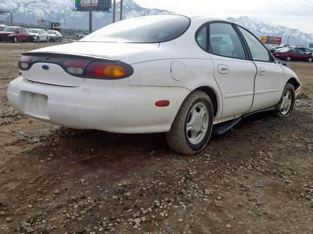 1FALP52U1TG163201 - 1996 FORD TAURUS GL WHITE photo 4