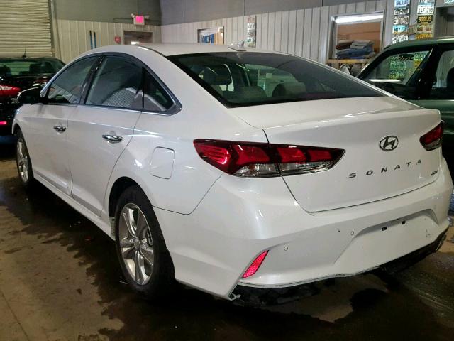 5NPE34AF2JH696775 - 2018 HYUNDAI SONATA SPO WHITE photo 3