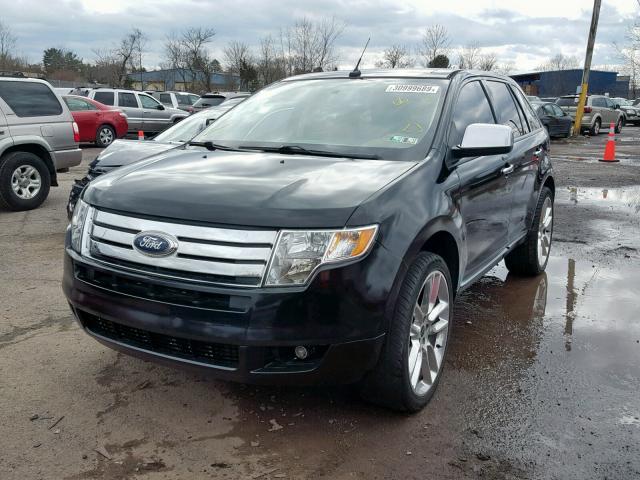 2FMDK48C07BB43326 - 2007 FORD EDGE SEL BLACK photo 2