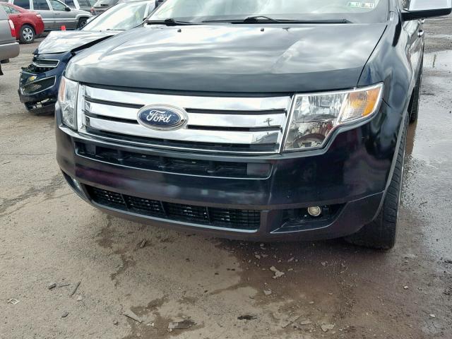 2FMDK48C07BB43326 - 2007 FORD EDGE SEL BLACK photo 9