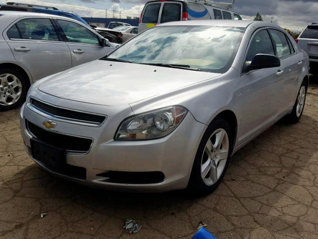 1G1ZB5E15BF187583 - 2011 CHEVROLET MALIBU LS SILVER photo 2