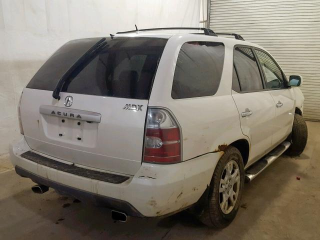 2HNYD18926H511143 - 2006 ACURA MDX TOURIN WHITE photo 4