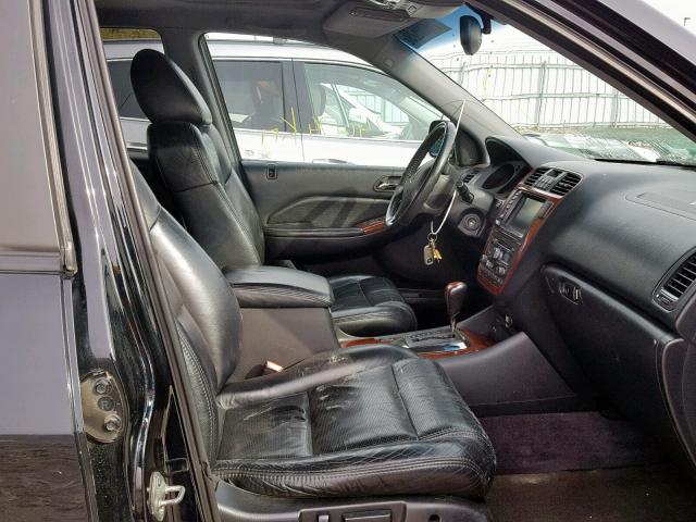 2HNYD18914H003145 - 2004 ACURA MDX TOURIN BLACK photo 5