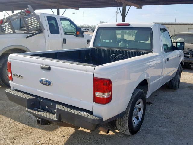 1FTKR1ADXBPB11395 - 2011 FORD RANGER WHITE photo 4