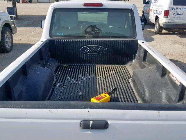 1FTKR1ADXBPB11395 - 2011 FORD RANGER WHITE photo 6