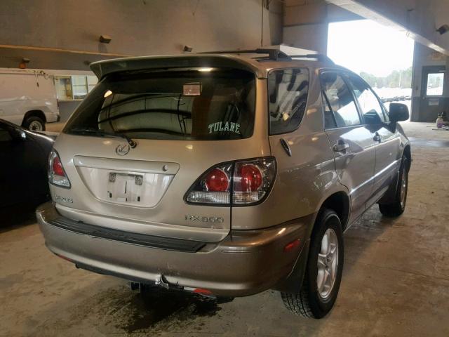 JTJGF10U620149583 - 2002 LEXUS RX 300 GOLD photo 4