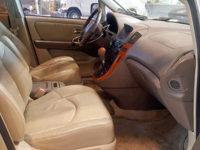 JTJGF10U620149583 - 2002 LEXUS RX 300 GOLD photo 5