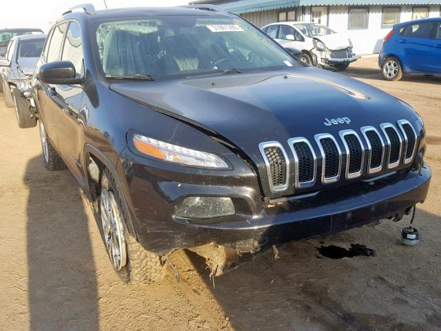 1C4PJMCS8EW126093 - 2014 JEEP CHEROKEE L BLACK photo 1