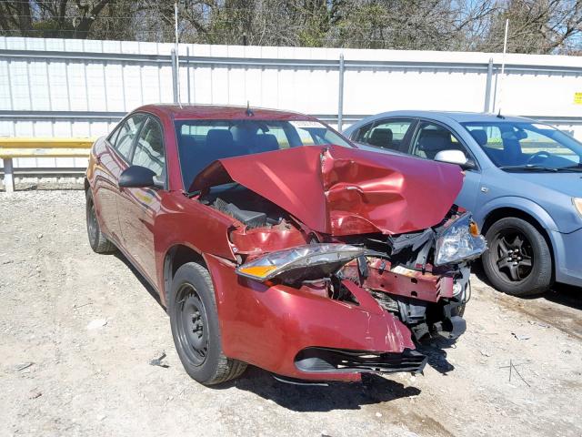 1G2ZF57B984268600 - 2008 PONTIAC G6 VALUE L BURGUNDY photo 1