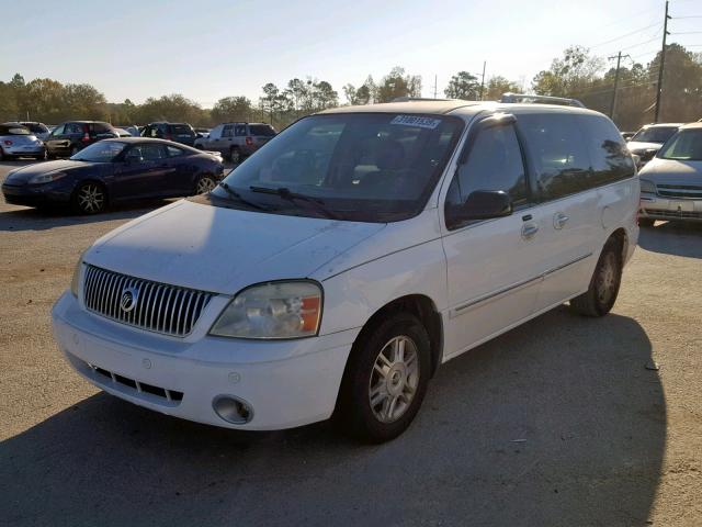 2MRDA22277BJ00692 - 2007 MERCURY MONTEREY L WHITE photo 2