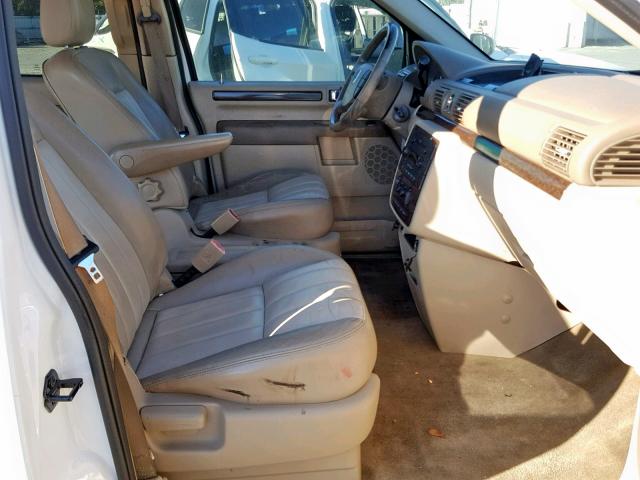 2MRDA22277BJ00692 - 2007 MERCURY MONTEREY L WHITE photo 5