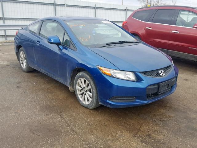 2HGFG3B15CH540040 - 2012 HONDA CIVIC EXL BLUE photo 1