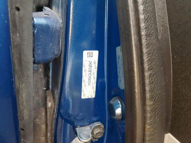 2HGFG3B15CH540040 - 2012 HONDA CIVIC EXL BLUE photo 10