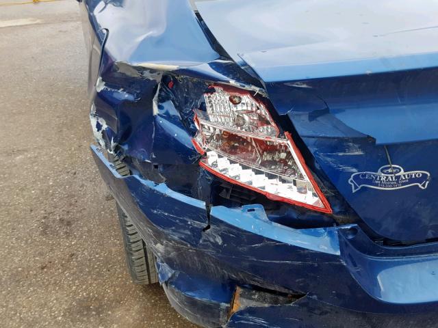 2HGFG3B15CH540040 - 2012 HONDA CIVIC EXL BLUE photo 9