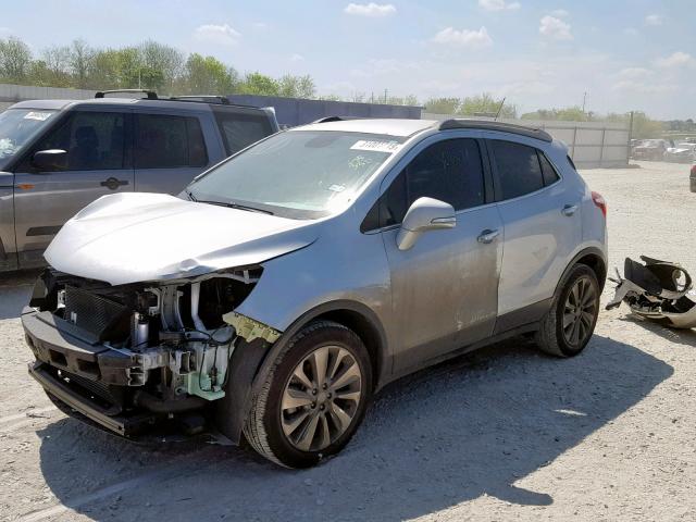 KL4CJASB4JB685330 - 2018 BUICK ENCORE PRE GRAY photo 2