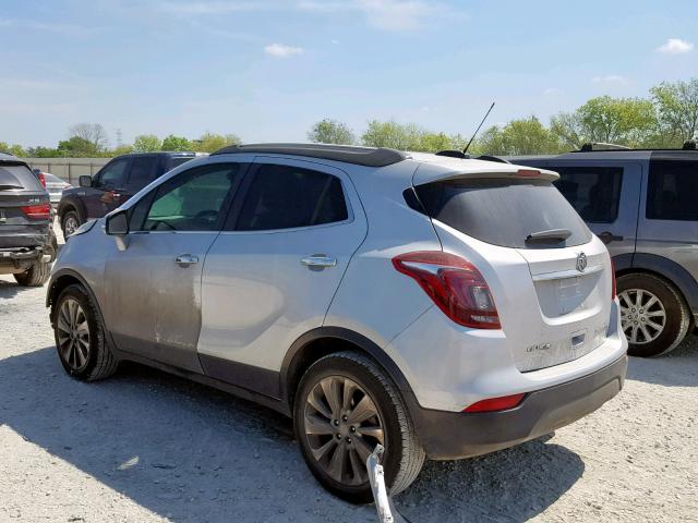 KL4CJASB4JB685330 - 2018 BUICK ENCORE PRE GRAY photo 3