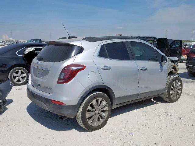 KL4CJASB4JB685330 - 2018 BUICK ENCORE PRE GRAY photo 4