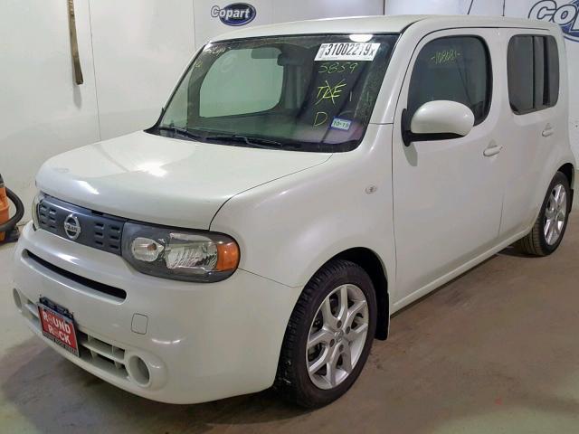 JN8AZ28R79T125859 - 2009 NISSAN CUBE BASE WHITE photo 2