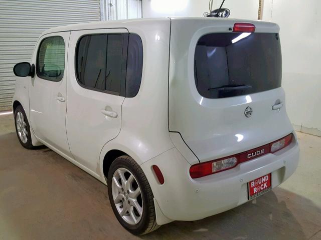 JN8AZ28R79T125859 - 2009 NISSAN CUBE BASE WHITE photo 3